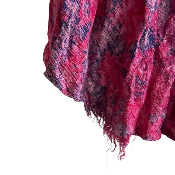 Stylo CANADA Boho Paisley Print Embroidery Sleeveless Midi Dress Pink Purple M/L - Picture 7 of 10